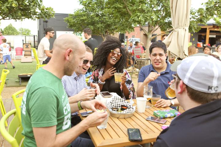 Chicken N Pickle: Indoor/outdoor entertainment complex with a restaurant and sports bar that boasts pickleball courts, yard games, event space and more.