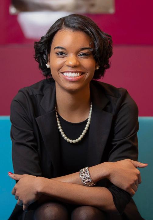 Kiona Sinks Gold Stevie Award