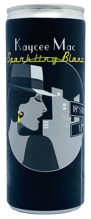 Can of Kaycee Mac Sparkling Blanc
