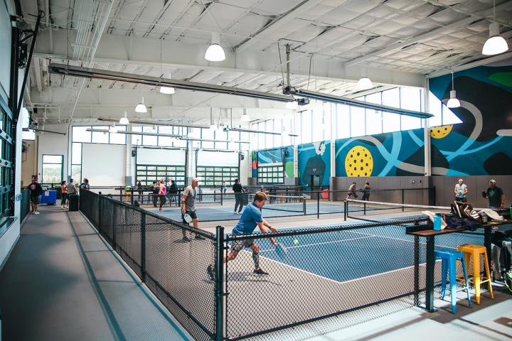 SERV pickleball courts