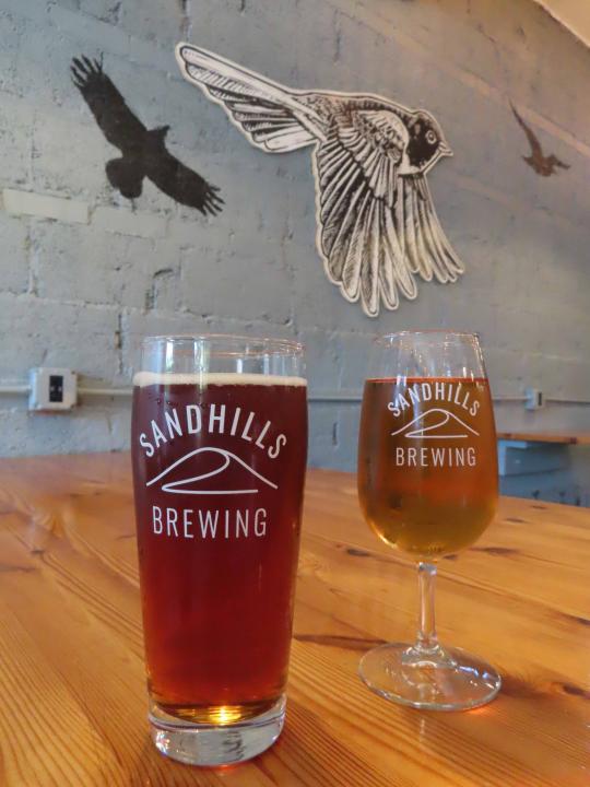 Beer from Sandhills Brewing
