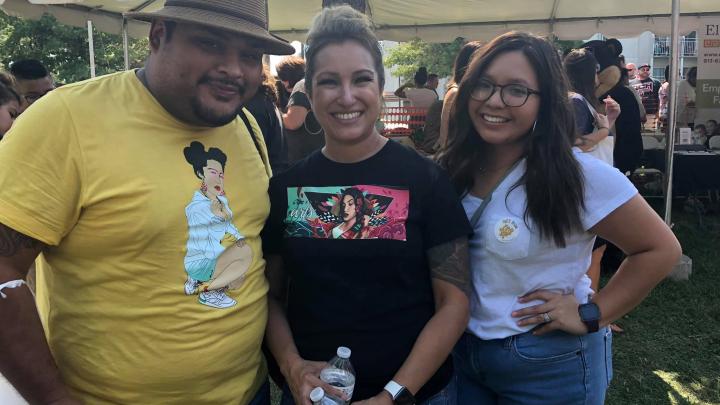 Deanna Munoz at Latino Arts Festival