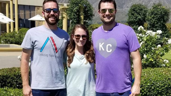 The AV Collection crew on Kelly's birthday