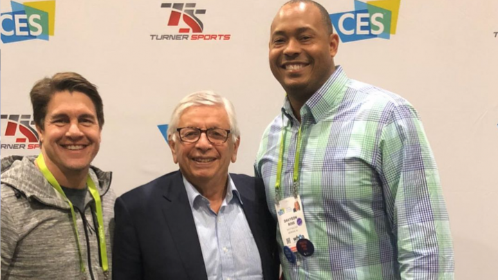 Davyeon with NBA Commissioner David Stern
