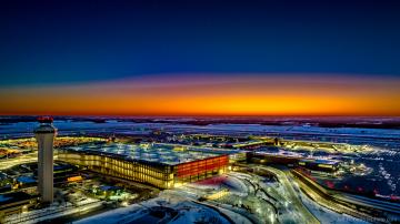 KCI Airport landscape